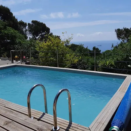 Haut De Villa Au Mont St Clair Vue Exceptionnelle Mer Et Foret Terrasses, Piscine, Petanque, Solarium Prives Sete Exterior photo