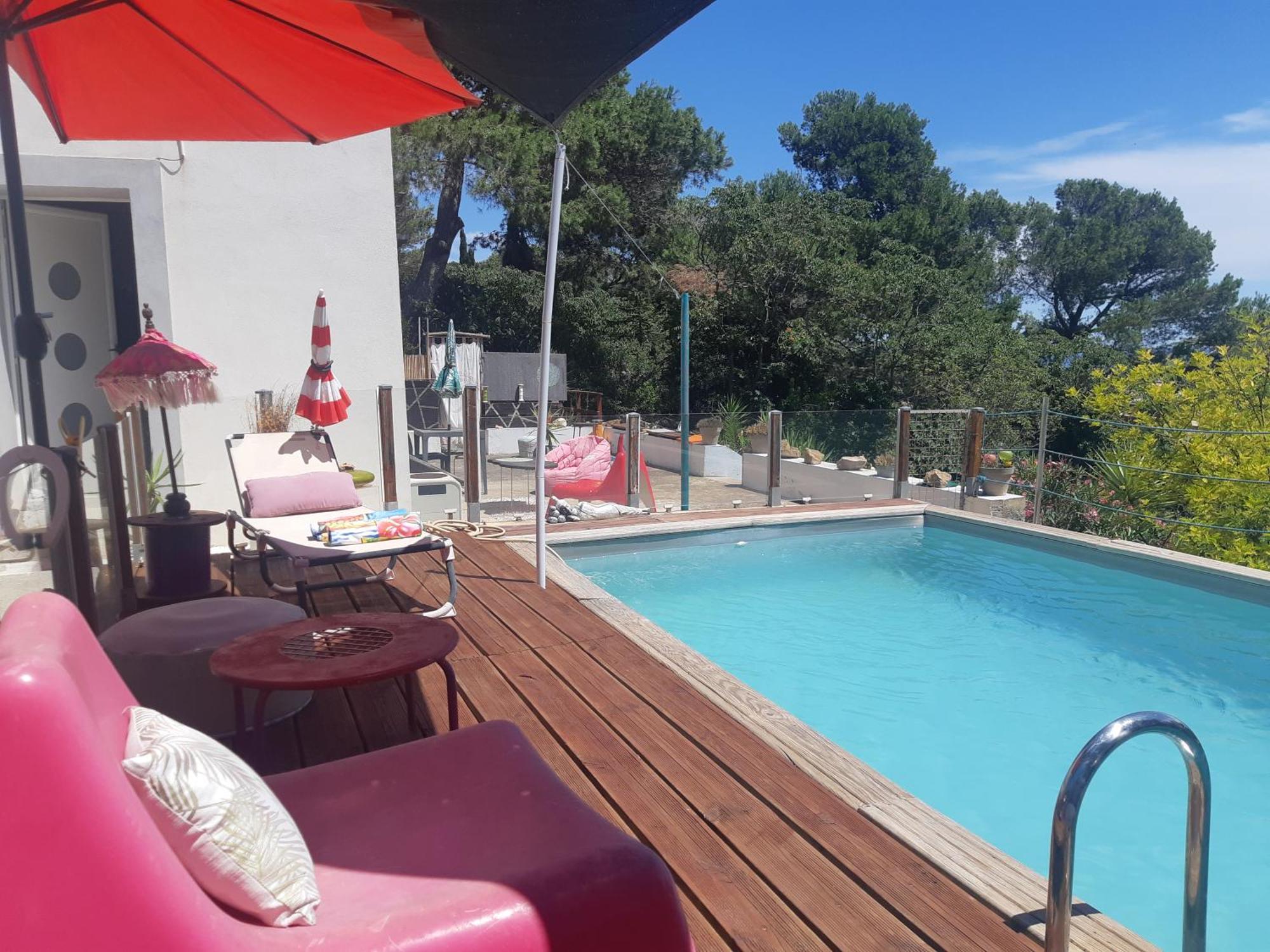 Appartement De Au Mont St Clair Vue Exceptionnelle Et Foret Terrasses, Piscine, Petanque, Solarium Prives Sète